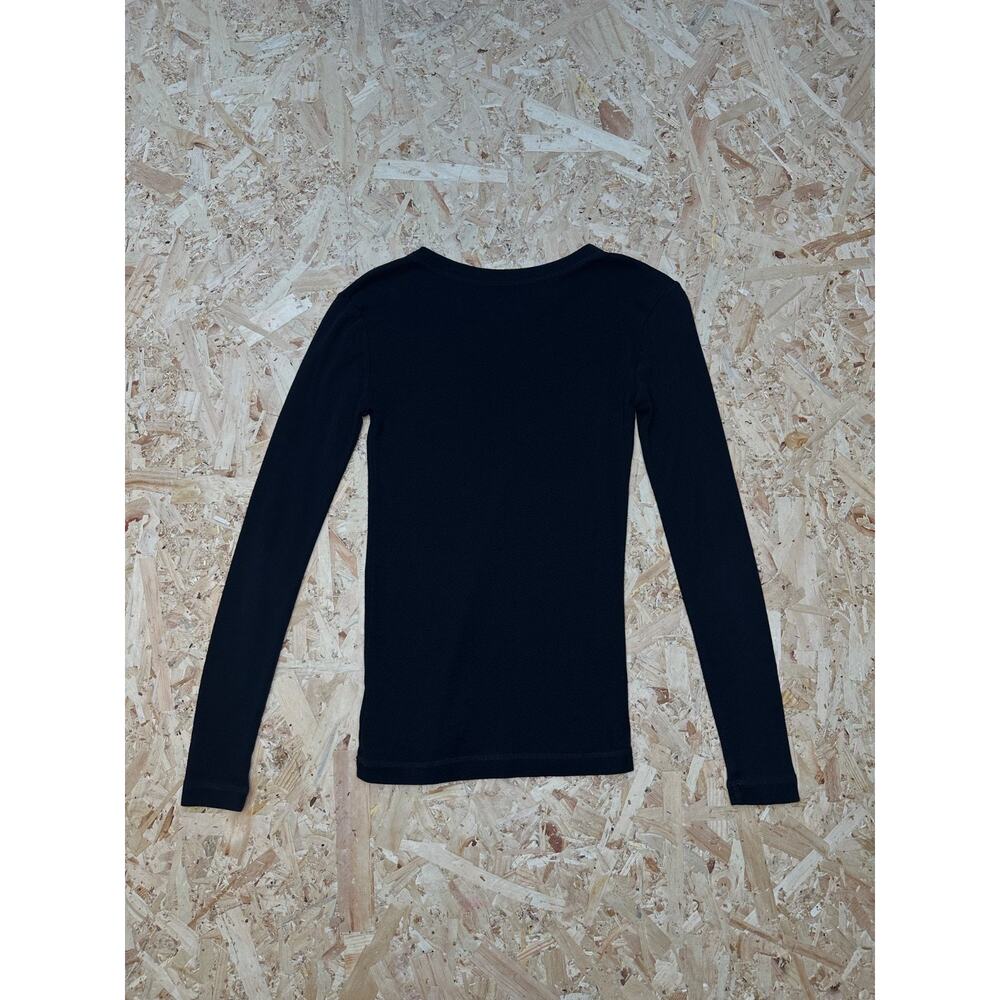 Gap Women’s Black Longsleeve Blank Shirt Sz XS - Picture 5 of 5